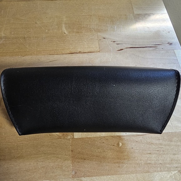 Ray-Ban Black Leather‎ Sunglass Case Snap Closure Classic Style - Picture 4 of 7